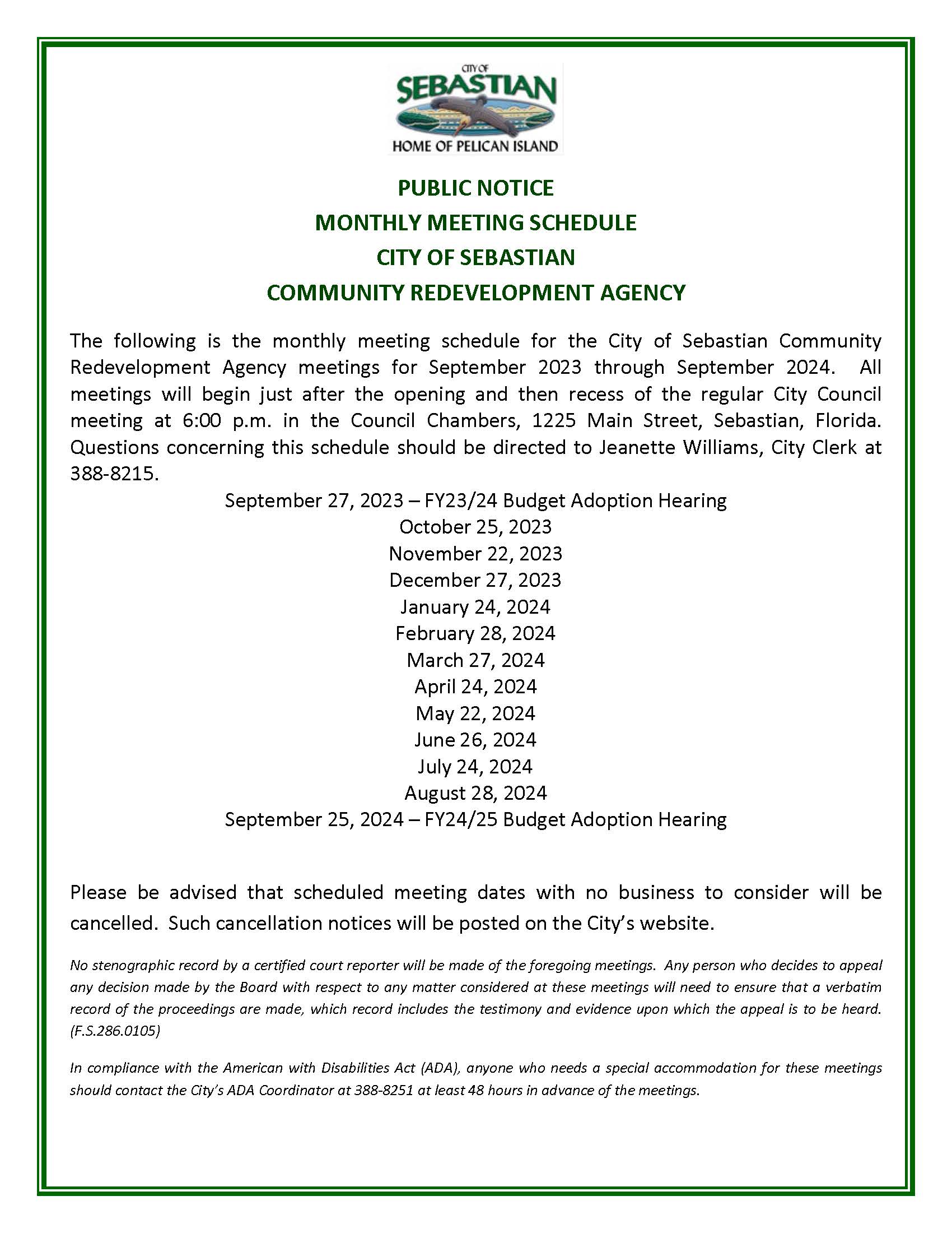 Annual Notice 23 to 24