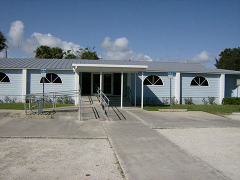 Entrance of community center