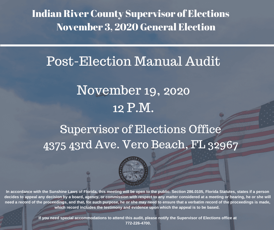 Election Audit Notice